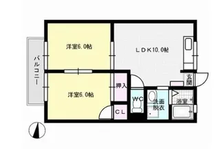 セフィラ樋口【1階】の間取り