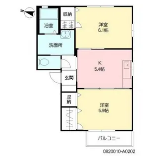 シャーメゾン笹丘【2階】の間取り