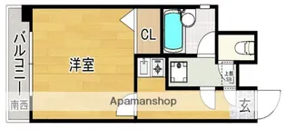 ピュアドームレジデンテ大濠【3階】の間取り