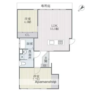 田中ビル【1階】の間取り