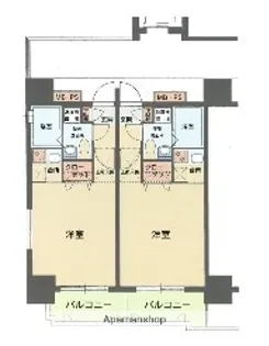 エステートモア天神倶楽部【10階】の間取り