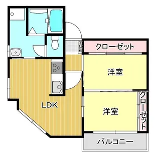 ライラック薬院【7階】の間取り