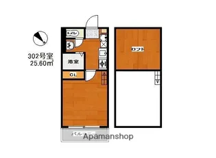 ル・アーヴル【3階】の間取り