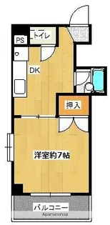 ロイヤルパレス片江【2階】の間取り