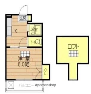 コーポウィング【3階】の間取り