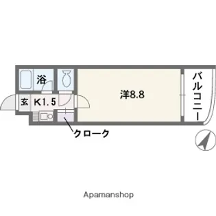 プラン・ド・ビ藤崎【2階】の間取り