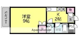 ユースビラ片江【1階】の間取り