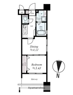 赤坂ランドマークタワー【10階】の間取り