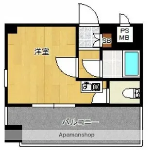 ロマネスク白金第2【8階】の間取り