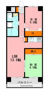 グランディ野間【3階】の間取り