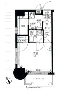 エステート・モア平尾駅前通り【7階】の間取り