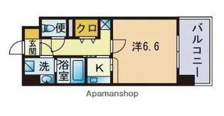 セレーノ姪浜【5階】の間取り
