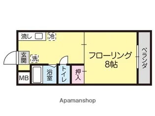 Tクレール片江【2階】の間取り