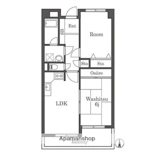 小谷ビル【5階】の間取り