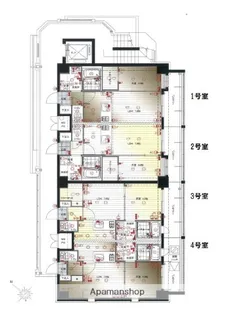 レジデンシャルヒルズアーバンプレイス【8階】の間取り
