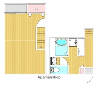 アーバンスクウェア周船寺Ⅰ【2階】の間取り