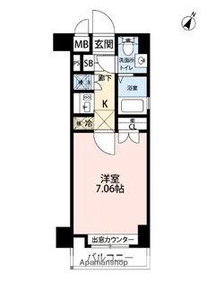 サヴォイレジェント【8階】の間取り