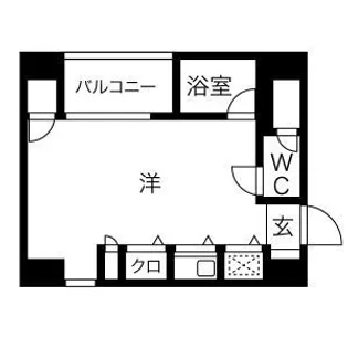 シティパレス天神南【10階】の間取り