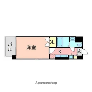 ダイナコートエスタディオサラ A棟【7階】の間取り