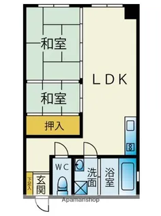 ビジネス・ワン寺塚【5階】の間取り