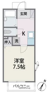 タウンハウス3番館【2階】の間取り