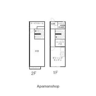 ソレイユⅠ【1階】の間取り