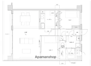 アネシス福重【6階】の間取り