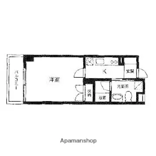 アークフラット【4階】の間取り