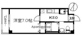 アリエスTAKATORI【2階】の間取り