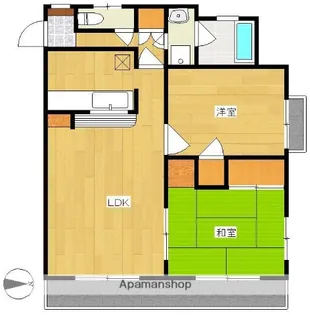 サンステージ百道【2階】の間取り