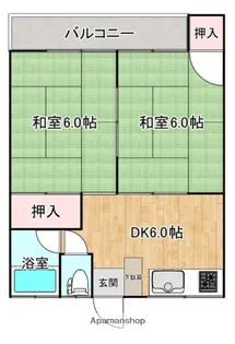 コーポ西村【1階】の間取り