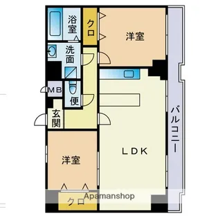 第5土肥ビル【6階】の間取り