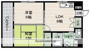 速水ビル【4階】の間取り