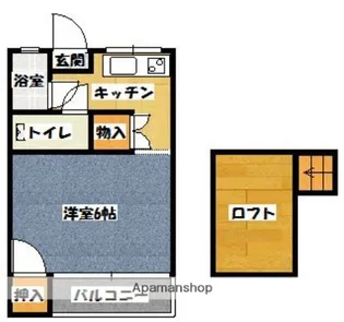リッチコーポ【1階】の間取り