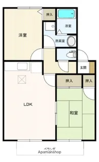 ダイユー・コーポ【1階】の間取り