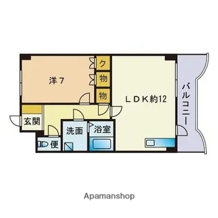 ALATA薬院【6階】の間取り
