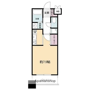 グランパーク天神【10階】の間取り