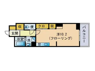 ラフィーネ姪浜【6階】の間取り