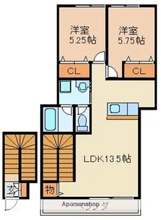 エリーナ梅林【2階】の間取り