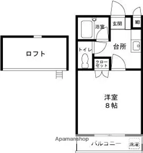 メゾンレジュール【2階】の間取り