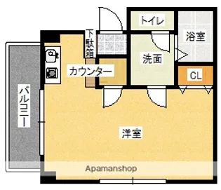 マインド鳥飼【4階】の間取り
