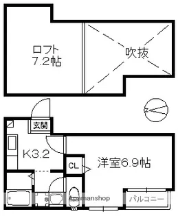 ポラリスM・K【2階】の間取り