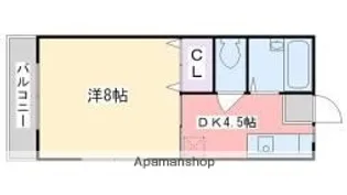 ハイツM【2階】の間取り
