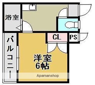 パウリスター【3階】の間取り