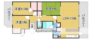 ライオンズマンション桜坂シティ【3階】の間取り