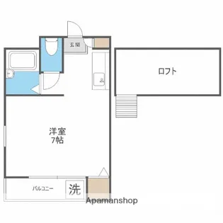 ハイツウェルネス【2階】の間取り