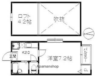 ポラリスマリーナ【1階】の間取り