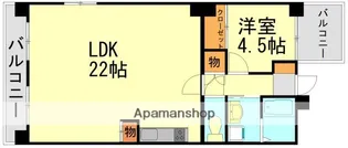 天神松井ビル【3階】の間取り