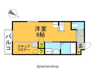 ウェルテクス【2階】の間取り