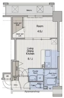 アクタス大橋ステーションタワー【5階】の間取り